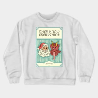 Santa vs Krampus Crewneck Sweatshirt